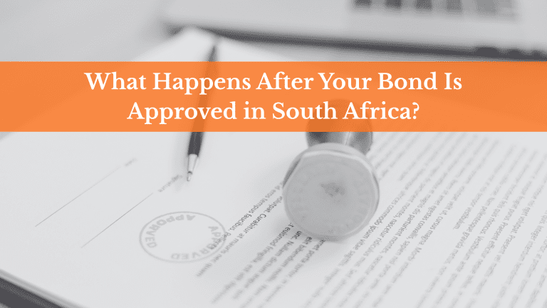 What Happens After Your Bond Is Approved in South Africa? pen and stamp on document papers